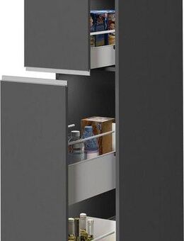 KOCHSTATION Apothekerschrank KS-Sole Breite 30 cm, 2 Auszüge, 4 Fächer