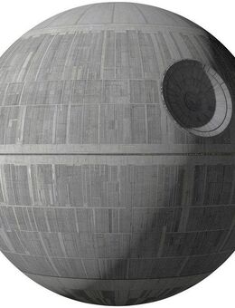 Komar Vliestapete Selbstklebende Vlies - Star Wars XXL Death Star - Größe 127 x 127 cm, glatt, bedruckt, (1 St), Kinderzimmer