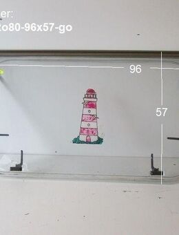 Adria Wohnwagen Fenster Roxite 80 ca 96 x 57 gebr D78 (4051 Optima, Leiste goldfarben) - Schotten Zentrum