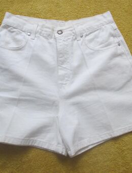 NEU * Sexy * ORIGINAL VINTAGE * Knackpo * High Waist * Jeans * Bermuda * Short * Hotpants * Hose "TOP-IN REGISTERD Basic" MADE IN ITALY * Gr. 36- 38/ S * natur- ercù * - Riedlingen