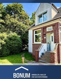 Kleine Villa auf weitläufigem Südgrundstück (930 qm) in ruhiger Nebenstraße / Renovierungsbedarf - Bremen