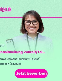 Gymnasialleitung (all genders) Vollzeit/Teilzeit - Steinbach (Taunus)