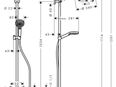 Hansgrohe Duschsystem Crometta S Showerpipe 240 mit Thermostat in 66538