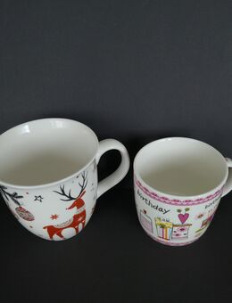 2 schöne Kaffee / Tee Becher - Essen
