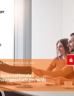 Berater:in Internationales Firmenkundengeschäft (m/w/d) - Ulm