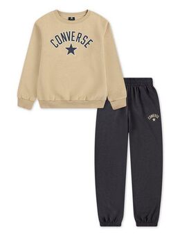 Converse Jogginganzug CNVB HERITAGE EST CNV PO FLEEC (2-tlg), für Kinder