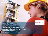 Elektriker / Elektroniker als Servicetechniker (m/w/d) O&M Solarkraftwerke - Ansbach