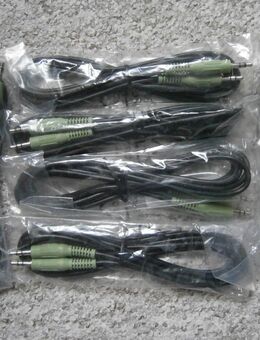 Lautsprecherkabel 3,5 mm Stereo Klinkenstecker schwarz (505a) - NEU - - Hamburg
