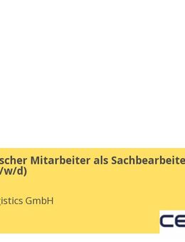 Kaufmännischer Mitarbeiter als Sachbearbeiter Logistik (m/w/d) - Meppen
