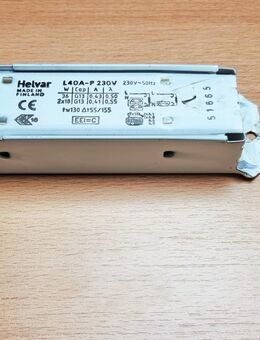 Helvar Vorschaltgerät L40A-P 240v 50Hz Magnetic Ballast 18w-36w T8 Röhren - Verden (Aller)