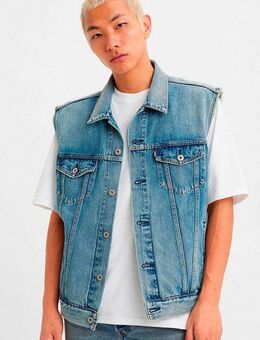 Levi's® Jeansweste RELAXED TRUCKER VEST MED INDIGO - WORN IN