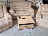 2 Sitzer Sofa mit 2 Relax Sessel - Leipzig