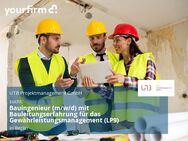 Bauingenieur (m/w/d) mit Bauleitungserfahrung für das Gewährleistungsmanagement (LP9) - Berlin