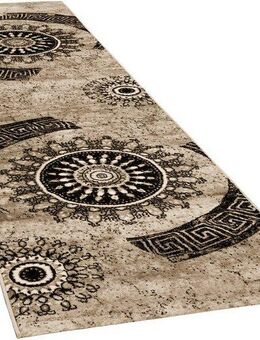 Paco Home Läufer Tibesti 447, rechteckig, Höhe: 15 mm, Kurzflor Teppichläufer, gewebt, Ornamente in dezenten Farbtönen