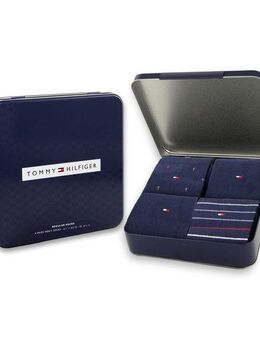Tommy Hilfiger Socken TH MEN SOCK 4P TIN GIFTBOX (4er Pack)