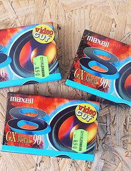 3 x Maxell GX Metal 90 - Video 8 - München Maxvorstadt