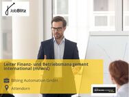 Leiter Finanz- und Betriebsmanagement international (m/w/d) - Attendorn (Hansestadt)