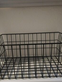 Gitter Fahrradkorb Gepäckträger B 45 T 31 H 22 cm schwarz - Nürnberg