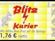 Blitz-Kurier: MiNr. 13 B, 02.05.2006, "2. Ausgabe", Wert zu 1,76 EUR netto (gelb), glänzendes Papier, postfrisch - Brandenburg (Havel)
