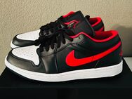 Nike Air Jordan 1 Low schwarz rot weiß Größe 46 Neu - Saarbrücken