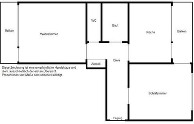 Zentral gelegene 2-Zimmerwohnung auf Düsseldorfs Fürstenwall.