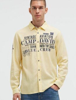 CAMP DAVID Langarmhemd aus Baumwolle