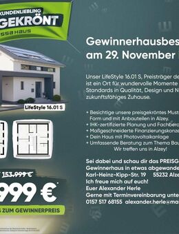 Lifestyle pur! Einfamilienhaus in Horchheim LifeStyle 12.01 S - Worms
