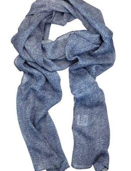 COLLEZIONE ALESSANDRO Modeschal Jeans, (1-St), aus softem Naturstoff im Jeanslook bedruckt