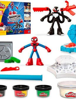 Hasbro Knetform-Set Play-Doh Marvel, Spider-Man Netz-Action Knetset
