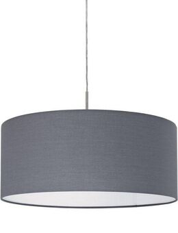 EGLO Hängeleuchte PASTERI, Leuchtmittel wechselbar, ohne Leuchtmittel, Lampe aus Stoff / Ø53 x H110 cm / exkl. 1 x E27 (je max. 60W)