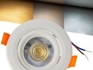 10er Set LED Einbauleuchte Flat 36 CCT, 5W, schwenkbar - Kiel