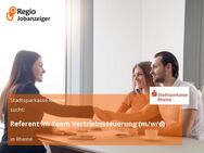 Referent im Team Vertriebssteuerung (m/w/d) - Rheine