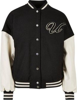 URBAN CLASSICS Collegejacke Urban Classics Damen Ladies Oversized Big U College Jacket (1-St)