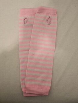 Handstulpen Fingerlose Armstulpen Stulpen Fingerlos Pink Weiß - München