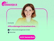 Office Manager Erneuerbare Energien (m/w/d) - München