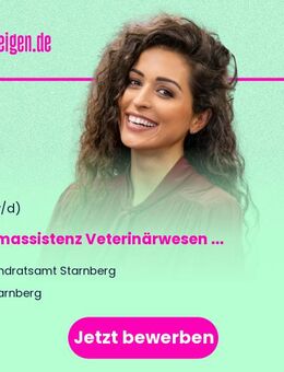 Teamassistenz (m/w/d) Veterinärwesen und gesundheitlicher Verbraucherschutz - Starnberg