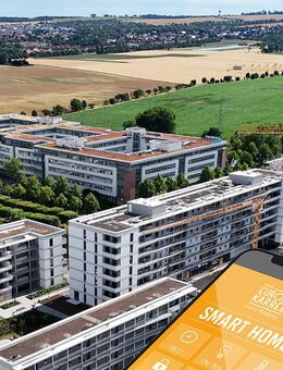 Wohnung mit Top-Ausblick | Süd-Loggia | sep. Küche | Bad mit gr. Dusche | TG | Aufzug | Erstbezug - Erfurt