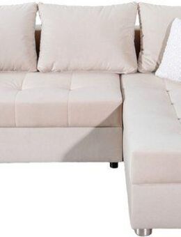 COLLECTION AB Ecksofa Jana L-Form, inkl. Bettfunktion,Bettkasten und Bonnelfederkern