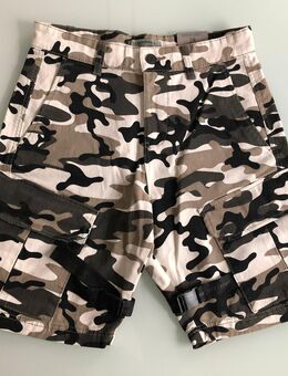 Herren Cargoshorts Jeans Camouflage Armee Camouflage-Muster Pattentaschen Größe 28 neu mit Etikett - Albstadt