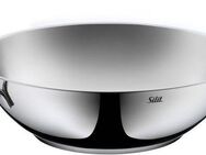 Silit Wok Wokpfanne Induktion, Cromargan® Edelstahl Rostfrei 18/10 (1-tlg), ideal für energiesparendes Kochen, für alle Herdarten geeignet