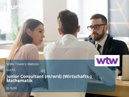 Junior Consultant (m/w/d) (Wirtschafts-) Mathematik - Köln