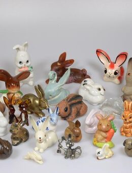 Hasen & Kaninchen - Miniaturen Sammlung - 38 Exemplare - Hamburg