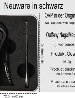 NEUER NAGEL CLIP FÜR DICKE NÄGEL + GESCHENKETUI - Müllheim