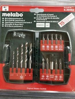 Metabo Bit & Bohrertsortiment 15 teilig neu OVP - Gedern