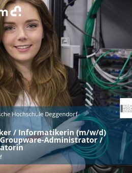 Informatiker / Informatikerin (m/w/d) Mail- und Groupware-Administrator / Administratorin - Deggendorf