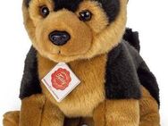 Teddy Hermann® Kuscheltier Schäferhund Welpe, sitzend, 30 cm, zum Teil aus recyceltem Material
