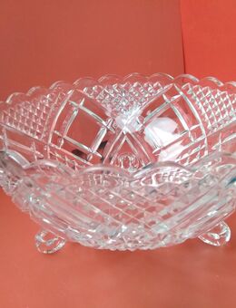 Festliche Glasschüssel / Glasschale mit ungewöhnlichen Füßchen - Hannover