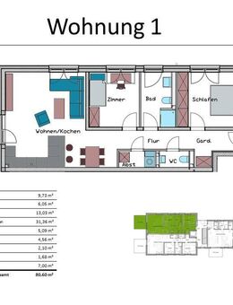 Verkaufe Eigentumswohnung EG mit Gartenanteil - seniorengerecht - Neubau - Estenfeld