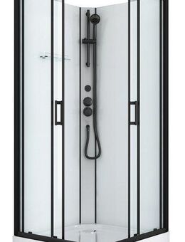 Sanotechnik Komplettdusche DENVER, BxT: 90x90 cm, Einscheibensicherheitsglas