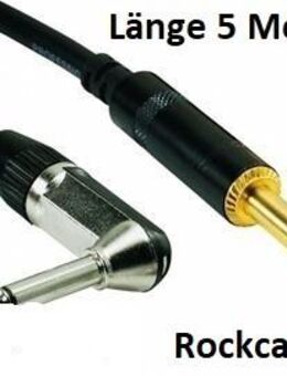 Rockcable 5 Meter Gitarren Kabel Abgewinkelt Die Hausmarke mit Qualität zum kleinen Preis - Dübendorf